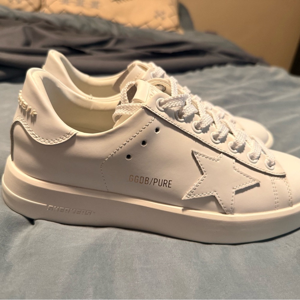 GGDB Pure White Sneakers